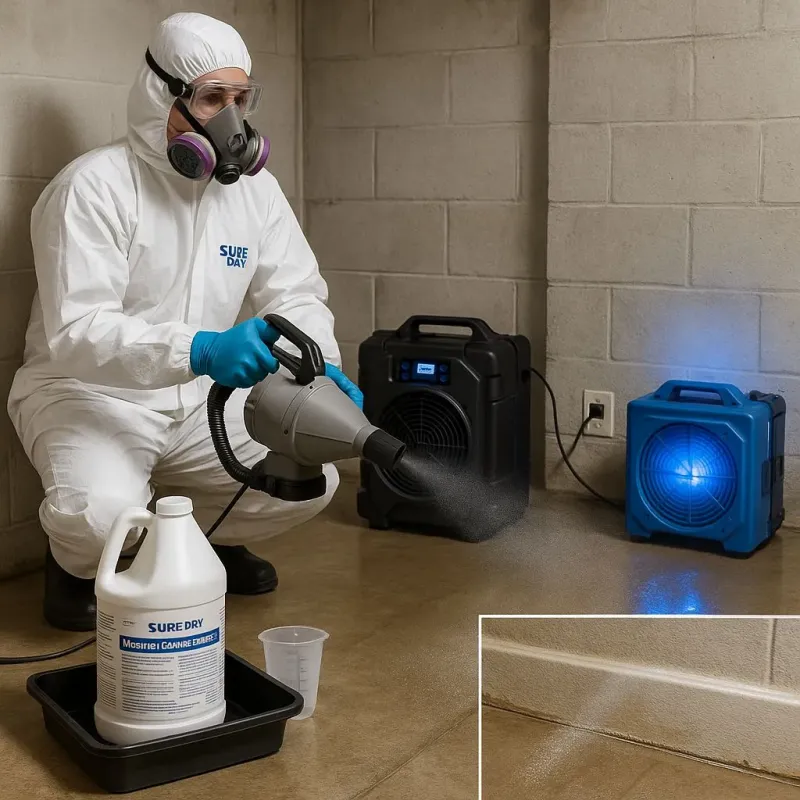Sanitization and Odor Removal process in Le Roy, NY